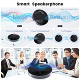 2-in-1 Conference Speaker and Microphone, Daisy Chain Wireless Bluetooth Speakerphone with 360° omnidirectional mics TONGVEO