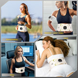 FAD Cleard - Abs Sculptor, Ab Stimulator Belt with Heating Pad for Belly Fat Burning, ab Toner Muscle Stimulator for Stomach Exercise Smooth & Firm, Lower Back Massager for Pain Relief Unisex Gifts