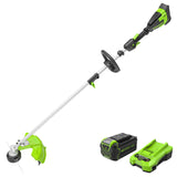 Greenworks 40V 16" Brushless Cordless String Trimmer (Attachment Capable - Gen 2), 4.0Ah Battery and Charger Included