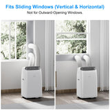 Gasbye Dual Hose Portable Air Conditioner, [2026 Upgraded] Full DC Inverter Compressor, Energy-Saving 13.0 CEER