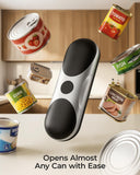 Electric Can Opener, One-Touch Automatic Can Opener, USB Rechargeable Electric Can Opener for Seniors with Arthritis- Cordless Battery Powered, Side Cut, Smooth Edge, Handsfree, for Any Size Cans