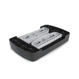 Tone Fitness Compact Aerobic Step Platform | Exercise Step, Black/Gray, Model: HHBA-TN001BK-2