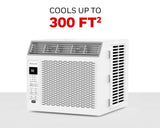 6,000 BTU Digital Window Air Conditioner, Remote, 4 Modes, Eco, 250 sq ft Coverage Honeywell