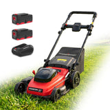 PowerSmart 21" Self-Propelled Cordless Lawn Mower, Brushless Motor, 2 x 40V 4.0Ah Battery & Charger (MB2420SA)