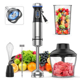 5 in 1 Hand Blender Max 1000W Heavy Duty Motor, 16 Speed Mode Handheld Blender Ganiza