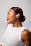 Skullcandy Dime Evo Wireless Earbuds with Clip-Anywhere Case - Bone