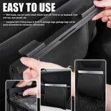 Kexudar Car Trash Can for OMODA O5 2023-2026, Magnetic Auto Waste Bin & Backseat Garbage Holder, Slim Leather Litter Bag, Vehicle Organizer
