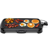 Chefman XL Electric Griddle with Removable Temperature Control, Immersible Flat Top Grill, Burger, Eggs, Pancake Griddle, Nonstick Extra Large Cooking Surface, Slide Out Drip Tray, 10 x 20 Inch