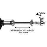 THKFISH Fishing Line Spooler Winder Mini Line Spooler Fishing Rod Reel Spooling Station System Fishing Pole Clamp
