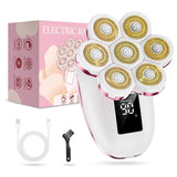 Electric Razors for Women, 7D Floating Head Cordless Shaver, Wet/Dry Painless Hair Remover with Detachable Head, Waterproof for Face, Legs, Underarm, Ideal Gift (Pink)