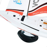 PLAYSTEAM Voyager 280 RC Controlled Wind Powered Sailboat in Red - 17.5" Tall