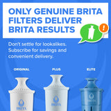 Brita UltraMax Large Water Dispenser With Standard Filter, BPA-Free, Reduces Copper, Cadmium and Mercury Impurities, Lasts 2 Months or 40 Gallons, Includes 1 Filter, Kitchen Accessories, Large 27-Cup
