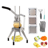 Upgrade Fruit Vegetable Cutter Stainless Vegetable Chopper, French Fry Cutter, Stainless Onion Dicer for Tomato Peppers Mushroom with 3 Replacement Blade Havulhua