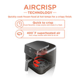 Ninja Air Fryer with Air Crisp | 5 QT Capacity fits up to 4lbs of Fries | 4-in-1 Pro Air Fry, Roast, Reheat, Dehydrate | 400°F Max Temp | 1750 Watts | W/Nonstick Basket & Crisper Plate | Grey | AF141