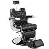 Artist hand Heavy Duty Vintage Barber Chair All Purpose Hydraulic Recline Salon Beauty Spa Styling Equipment Black