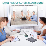 USB Conference Microphone for Gaming, Skype, Zoom - 360 Omnidirectional Condenser PC Mic WISE TIGER