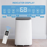 14000 BTU Portable Air Conditioner, 3-in-1 AC Unit with Dehumidifier & Fan for Rooms Up to 750 Sq. Ft, Quiet Standing A/C with 24H Timer & Window Kit, Dark Gray