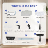 Steam Cleaner, 6 in1 Rotated Steam Mop Cleaner with 2 Modes, 2 Microfiber Pads, 400ML Removable Tank, 23FT Power Cable, Detachable Steam Mops for Floor, Laminate Floor, Tiles Cleaning (Sapphire Blue)