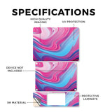 Phone Skin Compatible with Microsoft Surface Laptop 13.8" 8th Edition (2026) - Magenta Pour - Premium 3M Vinyl Protective Wrap Decal Cover - Easy to Apply | Crafted in the USA by MightySkins