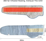 360° Whole Circle Heat Sauna Belt Abs Sculptor Vibration Massager Fast Heating Stomach Cellulite Removal Waist and Abdominal Trainer Lower Back Pain Relief Body Shape ab Toner Machine Belly Exercise