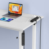 Jgstkcity Desk Clamp Power Strip 40W USB C,8 Outlets,8 USB,6FT,Black