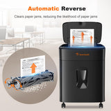 100 Sheets Auto Feed Paper Shredder, Up to 30 Minutes Shredders for Home Office Use