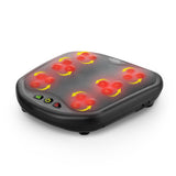 Snailax Shiatsu Foot Massager with Heat, Washable Cover Kneading Foot & Back Massager, Heated Feet Warmer, Electric Feet Massager Machine for Plantar Fasciitis