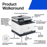 HP Color LaserJet Pro MFP 3301fdw Wireless All-in-One Color Laser Printer, Office Printer, Scanner, Copier, Fax
