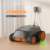 CoasTeering Upgraded Cordless Robotic Pool Cleaner with Smart Navigation, 210 Min Runtime, Wall & Waterline Cleaning, Pool Vacuum for Ingrounds & Above Ground Pools up to 3229 Sq.ft