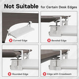BONTEC Under Desk Keyboard Tray, Pull-Out Keyboard & Mouse Platform