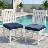 Outdoor Chair Cushions Set of 2, 18.5"x16"x3" Waterproof Outdoor Seat Cushions for Patio Furniture