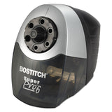 Electric Pencil Sharpener - Battery or Cord Powered Portable Sharpener, Grey Bostitch