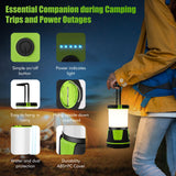 Camping Lantern 3000 High Lumens Battery-Powered Light with 5 Modes, 12'' Portable led Camping Lantern Cullaby