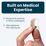 MDHearing VOLT OTC Hearing Aids for Seniors – Behind-the-Ear Hearing Aids