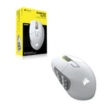 Corsair Scimitar Elite Wireless SE MMO MOBA PC Gaming Mouse – White