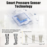 Yopast Air Compression Leg Massager, Professional Sequential Foot & Full Leg Massager for Circulation and Pain Relief, Fast Recovery Compression Boots for Athletes, Gifts for Men Women