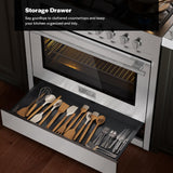 Empava 36″ Professional Gas Range with 18K BTU Triple-Ring Power Burner