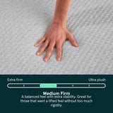 Kin By Tuft & Needle Medium Firm 10" Adaptive Foam Queen Mattress in a Box, Cooling Pressure Relief, Balanced Support, 100 Night Trial, Fiberglass-Free, CertiPUR-US, 10-Year Limited Warranty