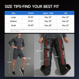 Air Compression Recovery System for Foot and Leg - Professional Sequential Massage Boots with Cordless Design & 5 Pressure Levels -Circulation & Pain Relief for Athletes, Runners, Seniors (Large)