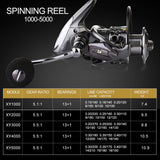 Sougayilang Spinning Fishing Rod and Reel Combos Portable Telescopic Fishing Pole Spinning reels for Travel Saltwater Freshwater Fishing Sougayilang