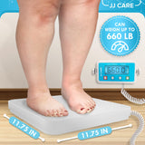 JJ CARE Medical Scale (660 lbs) - Professional Grade Body Weight Scale. Easy-to-Read LCD Display | Heavy-Duty Wrestling Scale for Home, Gym, Hospital, Physicians and Clinical Use