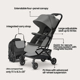 Mompush Velo Compact Travel Stroller One Second Fold