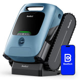 (2026 Upgrade) Beatbot A100 Pro Pool Robot Vacuum, 5-in-1 Cleaning with Smart Surface Parking, Clarifies & Skims Water, Ideal for Inground Pools up to 3,299 Sq.ft - Aquasense pro - Cobalt Blue