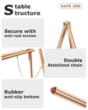 DJAR 3 Pcs 63" Adjustable Wooden Display Easel Stand for Sign