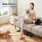 MERACH Balance Board for Adults, Rocking Stepper with Resistance Bands, Portable Wobble Board Featuring LCD Monitor, 300 lbs Capacity Ski Balance Trainer