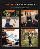 SUNPOW Pull Up Assistance Bands, Set of 4 Heavy Duty Resistance Bands for Men & Women, Natural Latex Exercise Bands for Pull-Up Progression, Home Workout, Strength Training, Mobility & Stretching