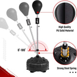 Yes4All Pedestal Punching Bag with Stand, Adjustable Height, Boxing MMA Equipment with PU Leather Speed Reflex Ball Home Gym Yes4All