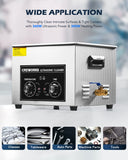Ultrasonic Cleaner with Knob, Total 760W Professional Industrial Auto Cleaning Machine CREWORKS