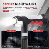 BigAlex Folding Walking Cane with Two Led Lights for Elderly Solid Base Adjustable Walking Stick with Carrying Bag for Men Women