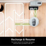 Voice Control Robot Vacuum with Matrix Clean Navigation, Home Mapping, 60-Day Capacity, Self-Empty Base Shark